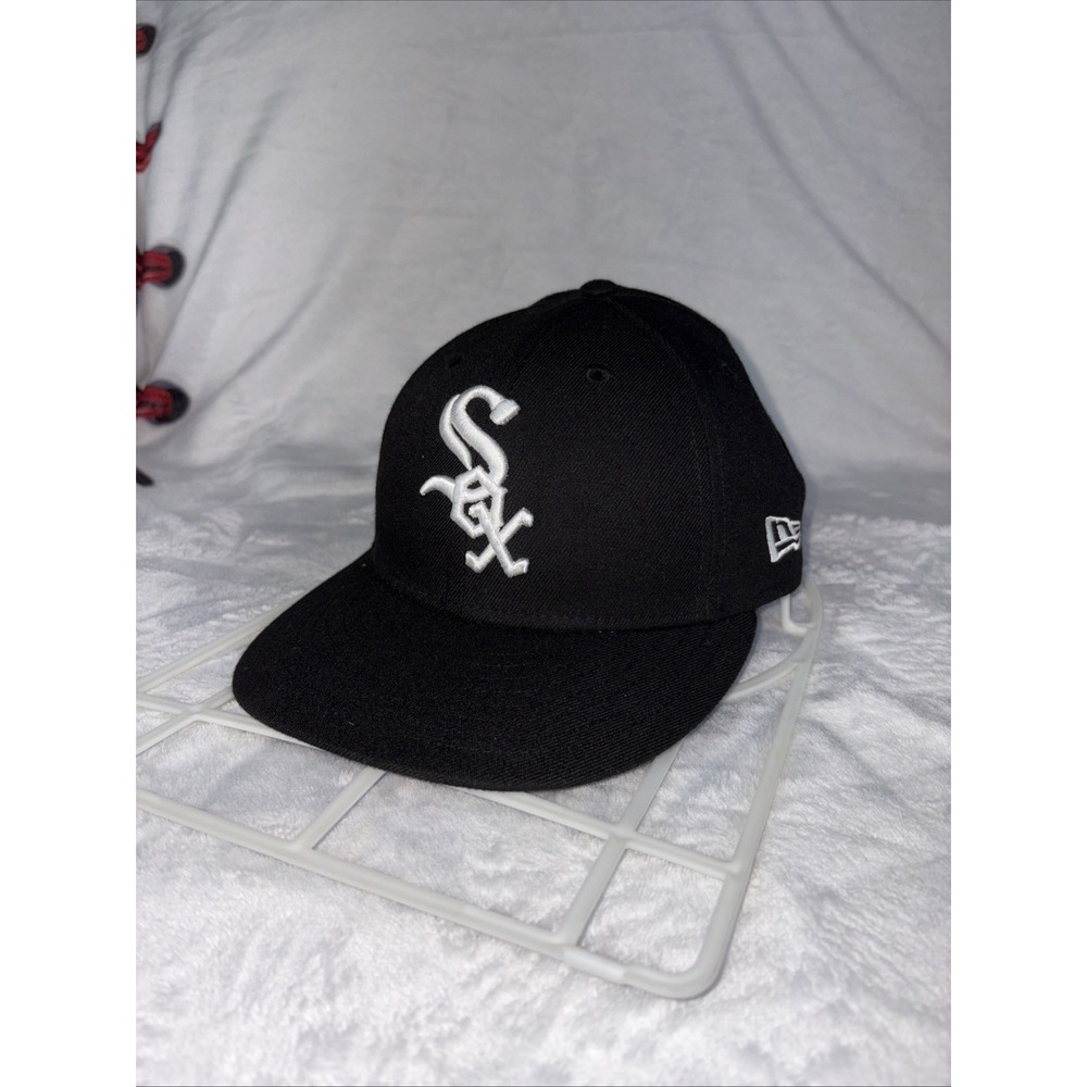 Chicago White Sox New Era Hat 7 1/4 Black 5950 MLB Baseball